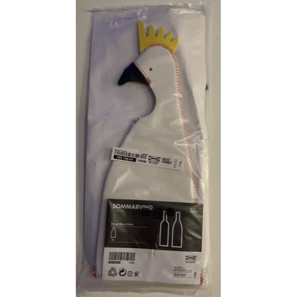 IKEA SOMMAR VIND Set of 2 IKEA Bottle Cover Wine. - Picture 3 of 4